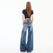 American Retro Narrow Straight-leg Jeans For Women, Spring 2025, Low-waisted, Loose, Versatile, Drapey, Floor-length_mkmklike.com