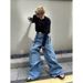 Vintage Heavyweight Denim Jeans – Relaxed Straight-Leg Workwear Pants For Men (XL-XXXL)_mkmklike.com