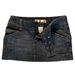 Y2k Low-Rise Denim Mini Skirt - Distressed Retro Cross-Tie Front Skirt For Women, Grunge Aesthetic Versatile Grunge Colorway_mkmklike.com