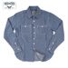 Loom OKONKWO New Vertical Striped American Retro Men's Workwear Long Sleeve Shirt_mkmklike.com