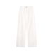 Women’s High-Waisted Straight-Leg White Jeans – Pure Cotton, Relaxed Fit, Flowy Wide-Leg Pants (XS-2XL, Full-Length/Ankle/Custom Length)_mkmklike.com