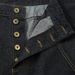 3D Cut Button Design Denim Flared Pants Men's Hippie Trend Deconstructed Patchwork Stitching Bright Line Wide-Leg_mkmklike.com