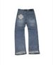 Slim Fit Embroidered Patchwork Distressed Washed Indigo Jeans Style Men's Denim_mkmklike.com