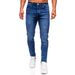 Men’s Skinny Jeans – Trendy Patch Hole Denim Pants, Slim Fit, Stretch Comfort, American High Street Style_mkmklike.com