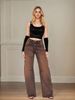 Women's Clothing Street Style Women's Straight Pants Heavy Wash Stretch Jeans_mkmklike.com