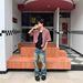 Men's Clothing Unisex Vintage Washed High-Waisted Flare Jeans – Cleanfit Aesthetic, Distressed & Baggy Fit (Dark Green, 90s Y2K Streetwear Vibe)_mkmklike.com