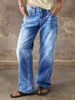 High Waist Straight Leg Jeans For Women Loose Wide Leg Trousers Fashion Brand_mkmklike.com