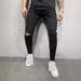 Men's Clothing Men's Stretch Tight Small Foot Jeans, Foreign Trade Independent Station, Jin Dian, Cut, Popular For Men_mkmklike.com