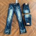 "Vintage Washed Distressed Denim Jeans For Men – Heavyweight Slim Bootcut Rips, 517 Style | Retro Streetwear"_mkmklike.com