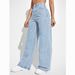 High-Waisted Straight-Leg Jeans For Women - Classic Cotton Denim, Comfort Fit, Versatile Style (S-5XL)_mkmklike.com