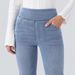 High-waisted Stretchy Knitted Jeans For Women, Whiskered Wash Straight-leg Casual Versatile Drapey Long Pants, 2026_mkmklike.com