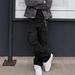 Men's Trendy High Street Fashion 3D Print Jeans Black Washed American Style Hong Kong Style Denim_mkmklike.com