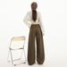 Brown Coffee High-waisted Wide-leg Jeans For Women, American Retro Style, New Autumn Collection, Loose And Slimming_mkmklike.com