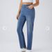 High Waist Straight Leg Cat Whisker Yoga Jeans For Women - Stretchy, Breathable & Comfortable Workout Pants_mkmklike.com