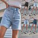 Trendy Girl Closet 40-In Stock-30760#Trendy Loose Casual High-Waisted Slimming Women's Denim Shorts_mkmklike.com