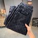 Men's Clothing Xintang Fashion Ripped Jacquard Pants Men's Trendy Brand Summer Loose Straight Washed Casual Jeans Men's Thin_mkmklike.com