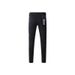 Unisex Y2K Punk Motorcycle Stacked Flared Jeans, Matte Black With Cross Stitch & Checkerboard Patch, Breathable For Summer_mkmklike.com