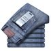 Men's High-Stretch Winter Jeans – Business Casual Straight-Leg Denim Pants (Black/Smoke Grey/Blue, 28-40)_mkmklike.com