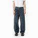 Men's Asymmetrical Pocket Detail Jeans – Raw Hem Straight-Leg Denim Pants With Contrast Stitching & Minimalist Patchwork (S-XL, Mid-Rise, Zip Fly)_mkmklike.com
