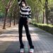 European And American Retro Design Patchwork Denim For Women, 2024 Summer Thin Style, Trendy Two-piece Low-waist_mkmklike.com
