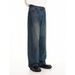 Retro Style Men's Straight Leg Wide Leg Jeans Washed Distressed American High Street Trendy Versatile Casual Long Pants_mkmklike.com