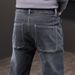 Spring And Autumn Harlan Casual Small Straight-footed Jeans Men's Trendy Brand Loose Elastic Fattened Plus Size Denim Trousers Men_mkmklike.com