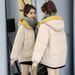 Down jacket for women winter new Korean style student short cotton padded jacket loose thickened cotton coat_mkmklike.com