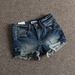 Retro Washed Distressed Denim Shorts for Women High-Waisted Slim Fit Hip Lifting Hot Pants European American Style Summer Sexy_mkmklike.com