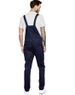 Men's Denim White Bib Pants Slim Fit Trousers Bib Pants_mkmklike.com
