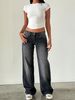 Women's Clothing High Quality Denim Straight Jeans_mkmklike.com