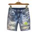 Men's Clothing Summer Trend American Retro Casual Shorts Distressed Straight Thin Shorts Men_mkmklike.com