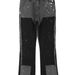 Men's Clothing European and American high street washed distressed stitching logging jeans men's retro fashion trend ink splashed leg trousers_mkmklike.com