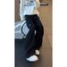 Open Line Drape Jeans Men's Retro Wide-leg Pants High Street Versatile Design Trousers_mkmklike.com