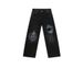 EF JEANS | 2025 Spring New American Street Ripped Patch Design Sense Straight Black Jeans Tide_mkmklike.com