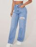 Women's Clothing Washed Hole Denim Trousers_mkmklike.com