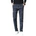 Douyin Popular Multi-bag Stretch Jeans Men's Autumn And Winter Business Straight Overalls Trendy Versatile Casual Trousers_mkmklike.com