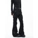 Unisex Multi-Pocket Cargo Pants With Studded Details – Slim Fit & Flared Hem (Urban Utility Style For Men & Women)_mkmklike.com