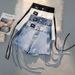 Women's Clothing Summer High Waist Slimming Denim Shorts With Drawstrings And Tights For Girls_mkmklike.com