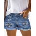 2023 European and American women's street hipster summer denim shorts feminine hot pants_mkmklike.com