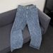 American Retro Full Print Jeans Men's Letter Jacquard Handsome Fashion Trend High Street All Match Straight Casual Pants_mkmklike.com