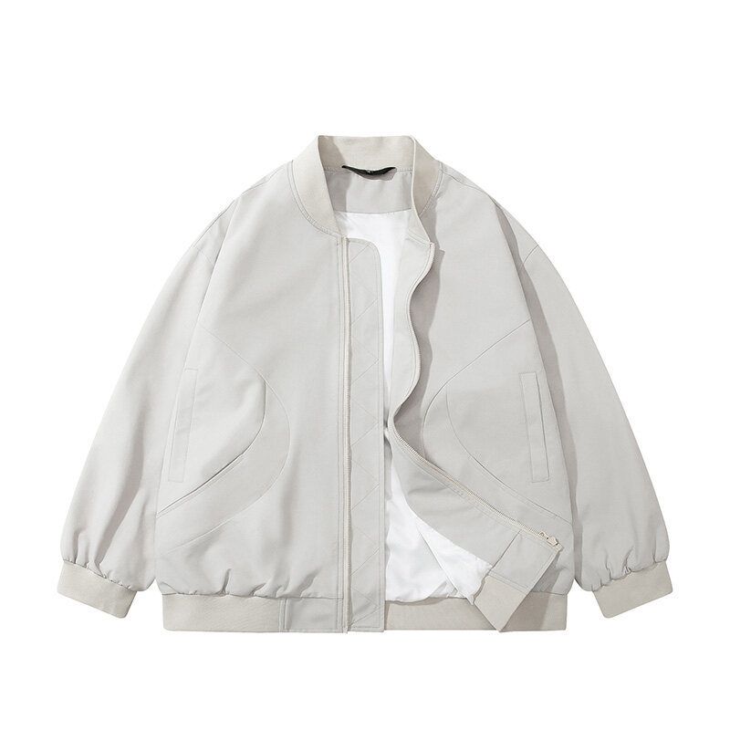 American Style Flight Cotton Men's Autumn Winter Casual Versatile Baseball Jacket_mkmklike.com