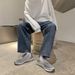 Hong Kong Style Retro Jeans Men's Loose Straight Wide-leg Pants Ins Youth Korean Version Trend Washed Floor Long Pants_mkmklike.com