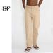EF JEANS | 2023 New Product Medium And High Waist Straight Slim Fit Versatile Coffee Color Retro Solid Color Denim Trousers For Men And Women_mkmklike.com