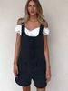 K European And American Overalls Slim Fit Fashionable Straight Tube One-piece Overalls Denim Shorts For Women_mkmklike.com