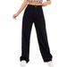 Women's High-Waisted Straight Leg Jeans Loose Fitting Floor-Length Slimming Black Wide Leg Retro Style New Arrival_mkmklike.com