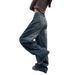 Designer Women's High Waist Straight Leg Jeans Plus Size Slimming Spring/Autumn Loose Fit Pear Shaped Figure Denim_mkmklike.com