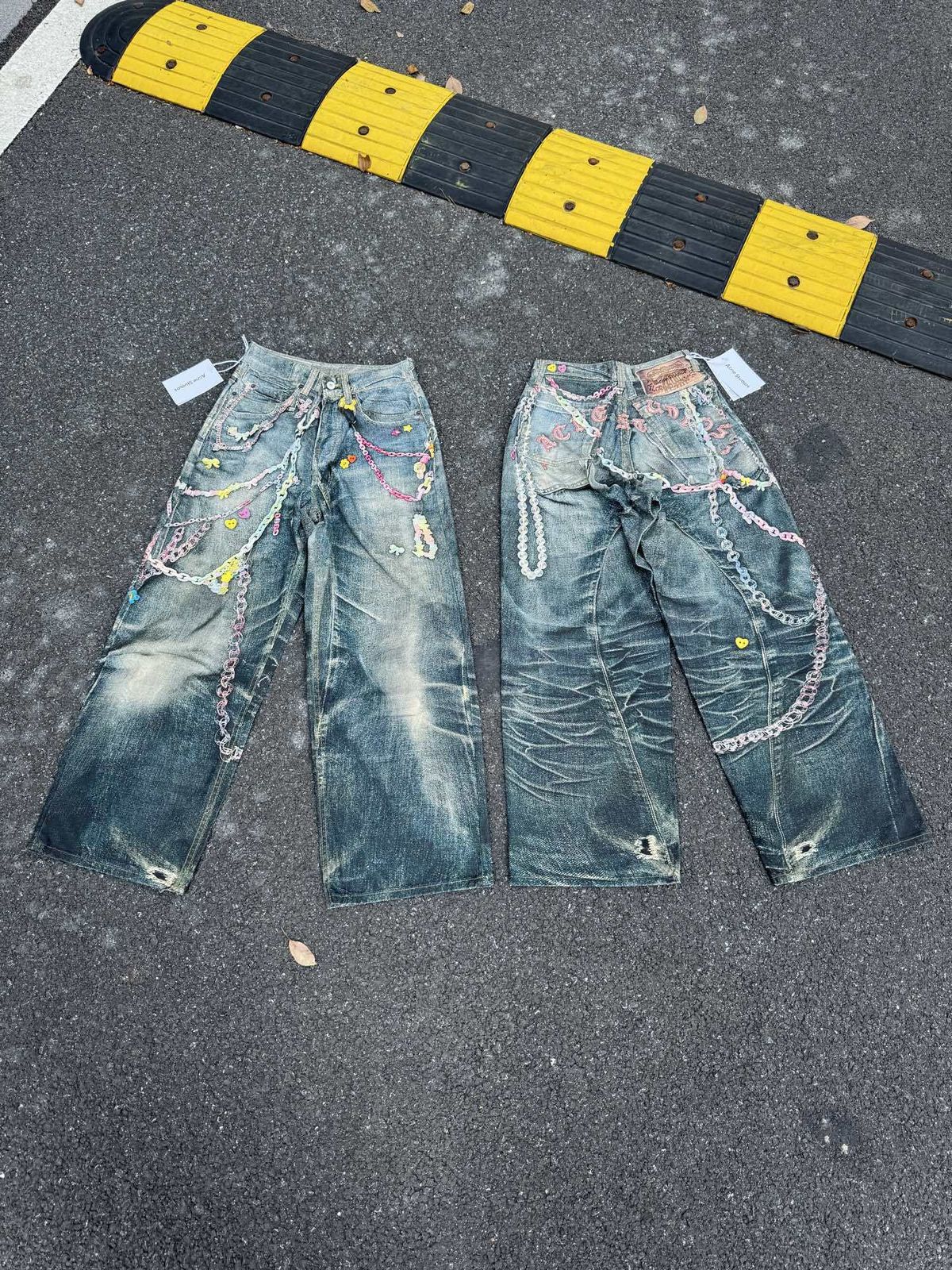 Affordable Alternative To Niche Jeans, Authentic Washed American Style, Versatile For Both Men And Women, Loose_mkmklike.com