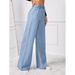 Women's High Waist Wide Leg Loose Fit Vintage Straight Denim Pants - Summer Casual Cotton Trousers In Light Blue, Dark Blue, Black (S-2xl)_mkmklike.com