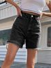 Trendy Girl Closet 40-In Stock-30760#Trendy Loose Casual High-Waisted Slimming Women's Denim Shorts_mkmklike.com