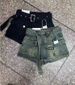 High-waisted A-word Denim Shorts Spice Girls Skinny High-waisted Hip-lifting Tights Hot Pants 3356_mkmklike.com